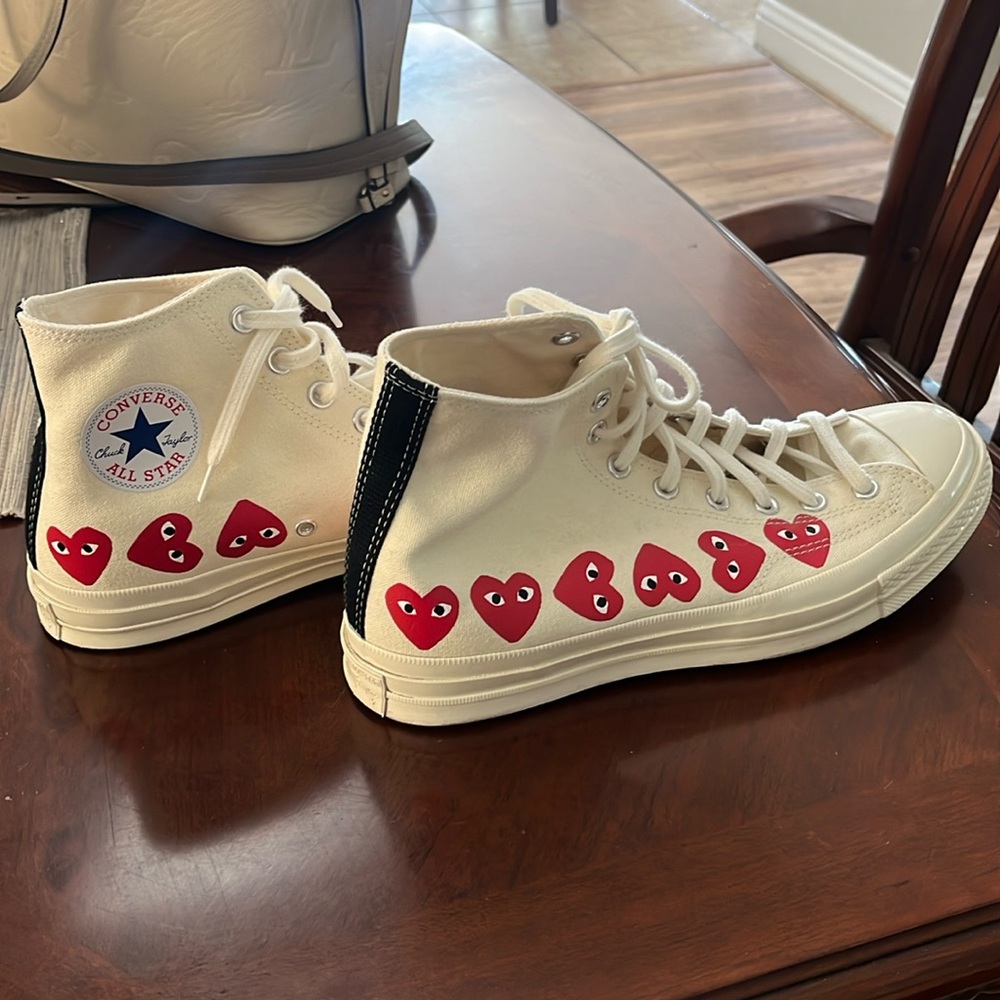 Comme des Garçons Play x Chuck
70 Hi Top 'Multi Heart' Brand New